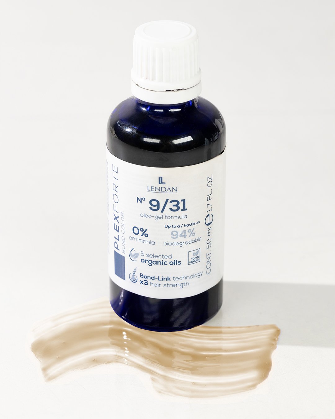 Cabello reparado y brillante con Tinte Plex Bond Color Plex Forte